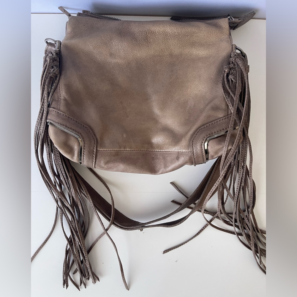 Liebskind Berlin Sapporo Leather Tassel Bag Rhino Brown - Picture 11 of 13